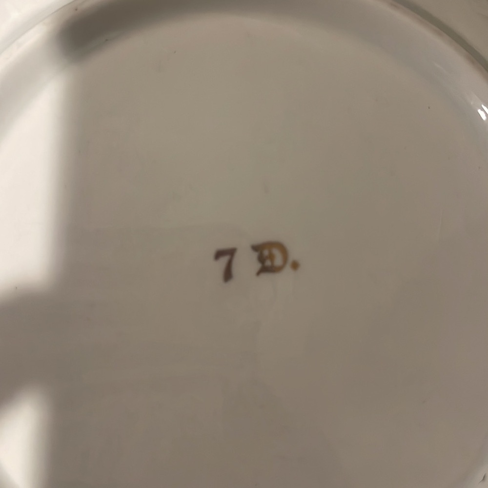 La Francaise Porcelain Antique Flow Blue Bowl - Picture 4 of 4